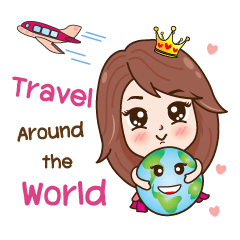 [LINEスタンプ] World Traveller