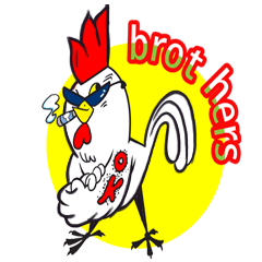 [LINEスタンプ] Brothers chickens