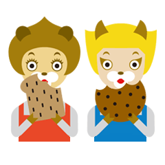 [LINEスタンプ] たぬきつねスタンプ ＜その2＞