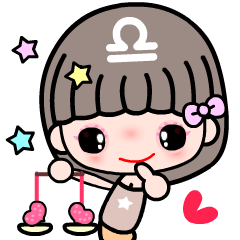 [LINEスタンプ] The Libra in love