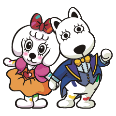[LINEスタンプ] よみうりランドのグッドとラッキー