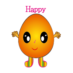 [LINEスタンプ] Happy Egg