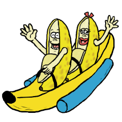 [LINEスタンプ] ふたごバナナ2