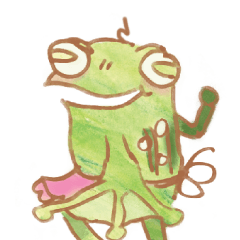 [LINEスタンプ] 蛙は知りません