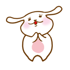 [LINEスタンプ] ぽふぽふさん