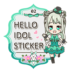 [LINEスタンプ] Hello idol sticker 02の画像（メイン）