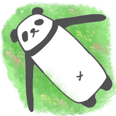 [LINEスタンプ] Pan Pan and his little friends everyday