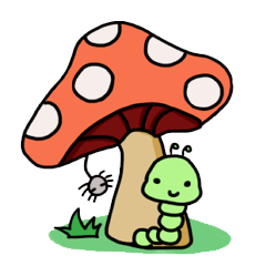 [LINEスタンプ] Caterpillar - Elmo with spider Part II