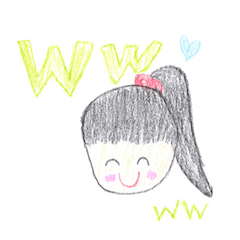 [LINEスタンプ] 小学生の女の子