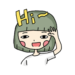 [LINEスタンプ] Hey！Girl