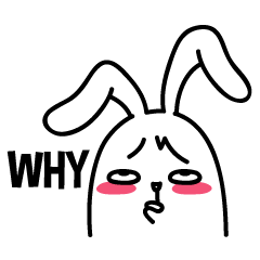 [LINEスタンプ] Humor Bunny  Vol. 1