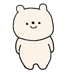 [LINEスタンプ] くまのごましおちゃん