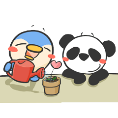 [LINEスタンプ] Penguin ＆ Panda ver.Funny