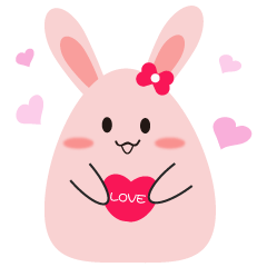 [LINEスタンプ] Adorkable bunny