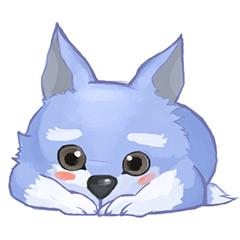 [LINEスタンプ] Little Wolf Rigar(ENG)