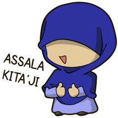 [LINEスタンプ] Si Becce Hijab