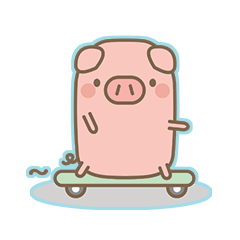 [LINEスタンプ] PORKCHOP the pig