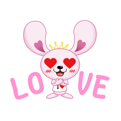 [LINEスタンプ] ラブちゃん❤️