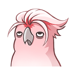 [LINEスタンプ] Sleepy Cockatoo