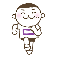 [LINEスタンプ] きり☆さん（紫）