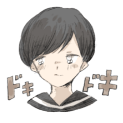 [LINEスタンプ] セーラー服中毒