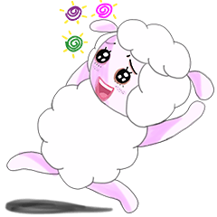 [LINEスタンプ] そばかすの小さい綿の羊(2)の画像（メイン）