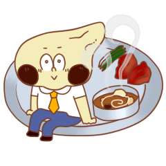 [LINEスタンプ] 主食はナーンくん