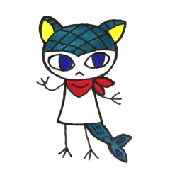 [LINEスタンプ] サカネコくん