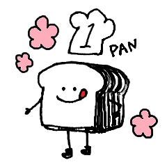 [LINEスタンプ] 食パンの日常-1