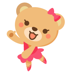 [LINEスタンプ] Bearellina - Cute Bearの画像（メイン）
