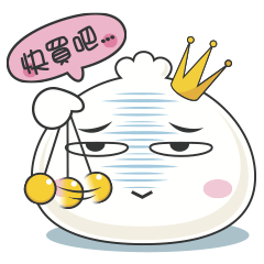 [LINEスタンプ] Princess buns