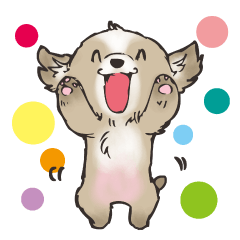 [LINEスタンプ] かわいい子犬のスタンプ