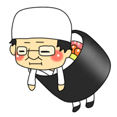 [LINEスタンプ] たつ郎寿司！！板前大将スタンプ