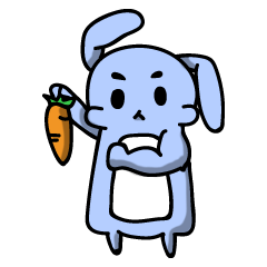 [LINEスタンプ] Short-legged rabbit