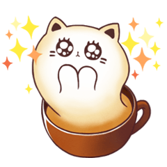 [LINEスタンプ] Sweet time Catppuccino