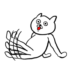 [LINEスタンプ] ねこの日常スタンプ。