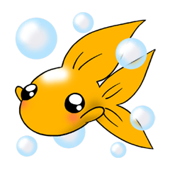 [LINEスタンプ] 金魚の小ちゃんの画像（メイン）