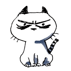 [LINEスタンプ] 陰鬱なねこ