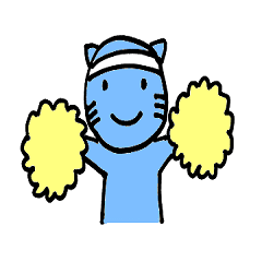 [LINEスタンプ] SuperBlueCat