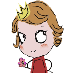 [LINEスタンプ] Ruth is a princess