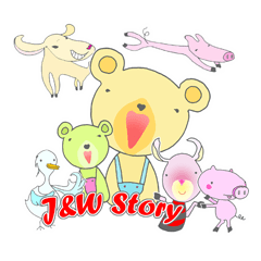 [LINEスタンプ] J ＆ W story