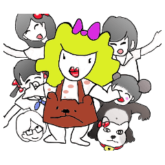 [LINEスタンプ] 面白、おかしなファミリー