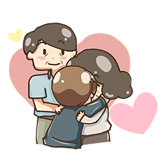 [LINEスタンプ] The beloved family +