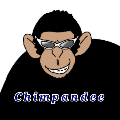[LINEスタンプ] チンパンディーの毎日 二日目