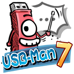 [LINEスタンプ] USB-Man 7の画像（メイン）
