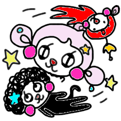 [LINEスタンプ] パワフルおさるさん もんてちゃん