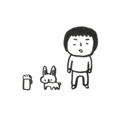 [LINEスタンプ] 麦酒とウサギとよっちゃんの画像（メイン）