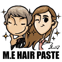 [LINEスタンプ] M.E HAIR PASTE