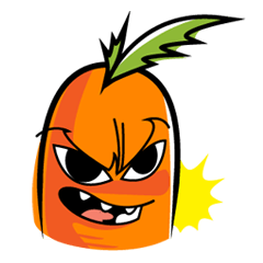 [LINEスタンプ] Fury Carrot