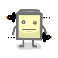 [LINEスタンプ] Book Doll:*facepalm*